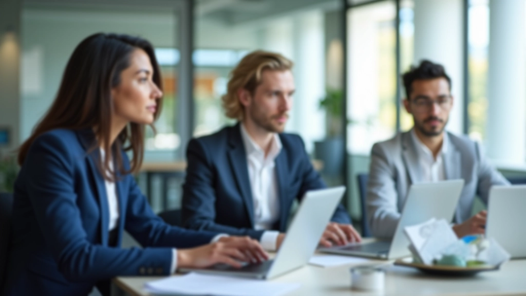 Professionnels de diverses origines travaillant ensemble dans un environnement de bureau moderne